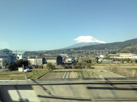 Fuji from Shinkansen