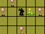 エイリアンを倒す忍者のパズルゲーム　Ninja vs Aliens