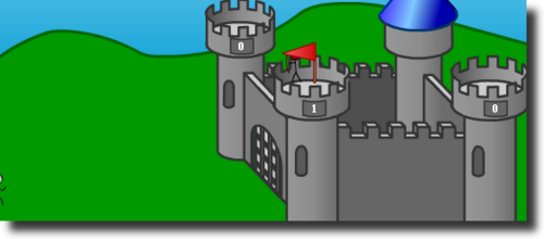 棒人間の砦防衛ゲーム　Defend Your Castle