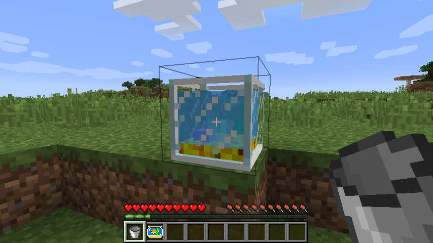 Minecraft 魚を釣るだけでは物足りない 飼いたい という貴方に Mod紹介 まいんくらふとにっき