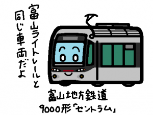 富山地方鉄道 9000形「セントラム」